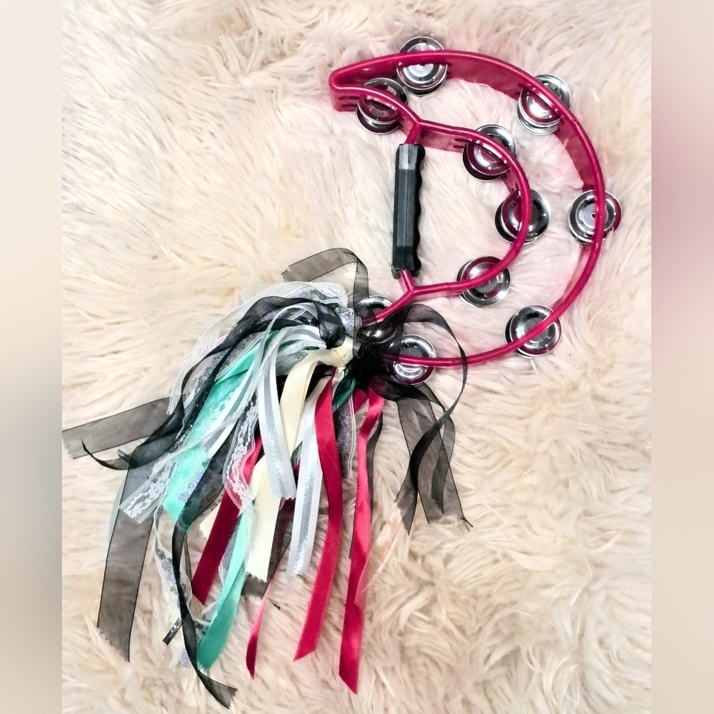 Hand Decorated Festival Tambourine